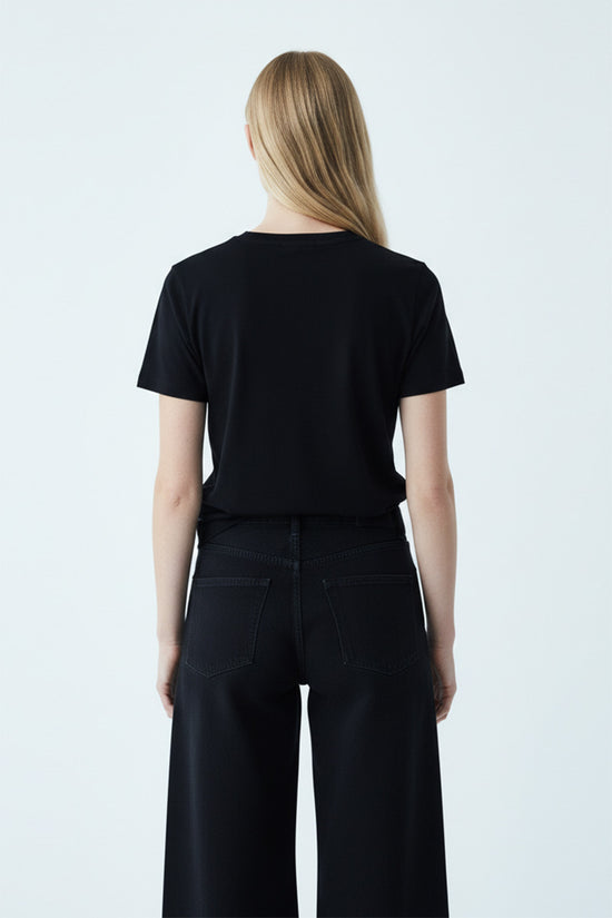 Heart Star Embroidered T-Shirt