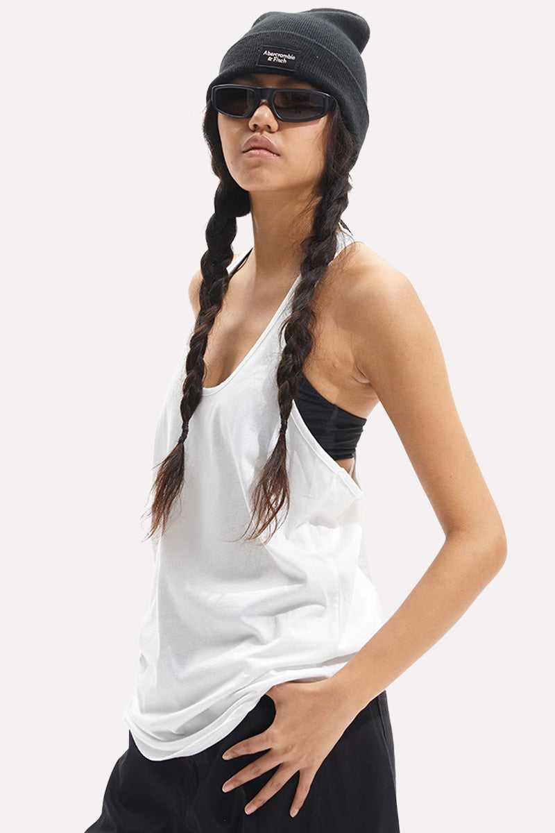 Relaxed Fit Racerback Tank