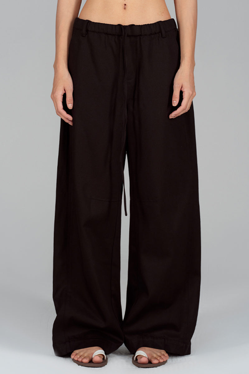 Relaxed Wide-Leg Trousers