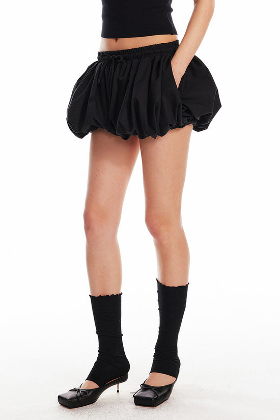 Drawstring Puffy Bubble Shorts