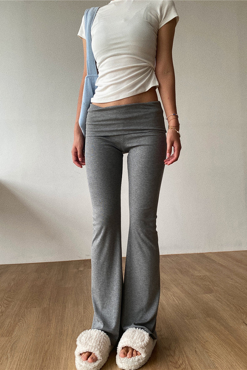 High Waist Flared Lounge Pants