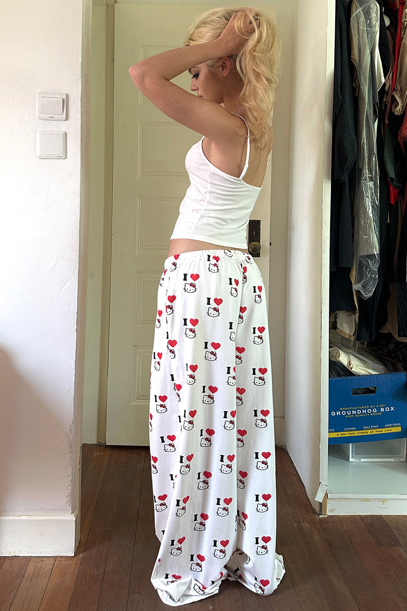 Hello Kitty Print Lounge Pants