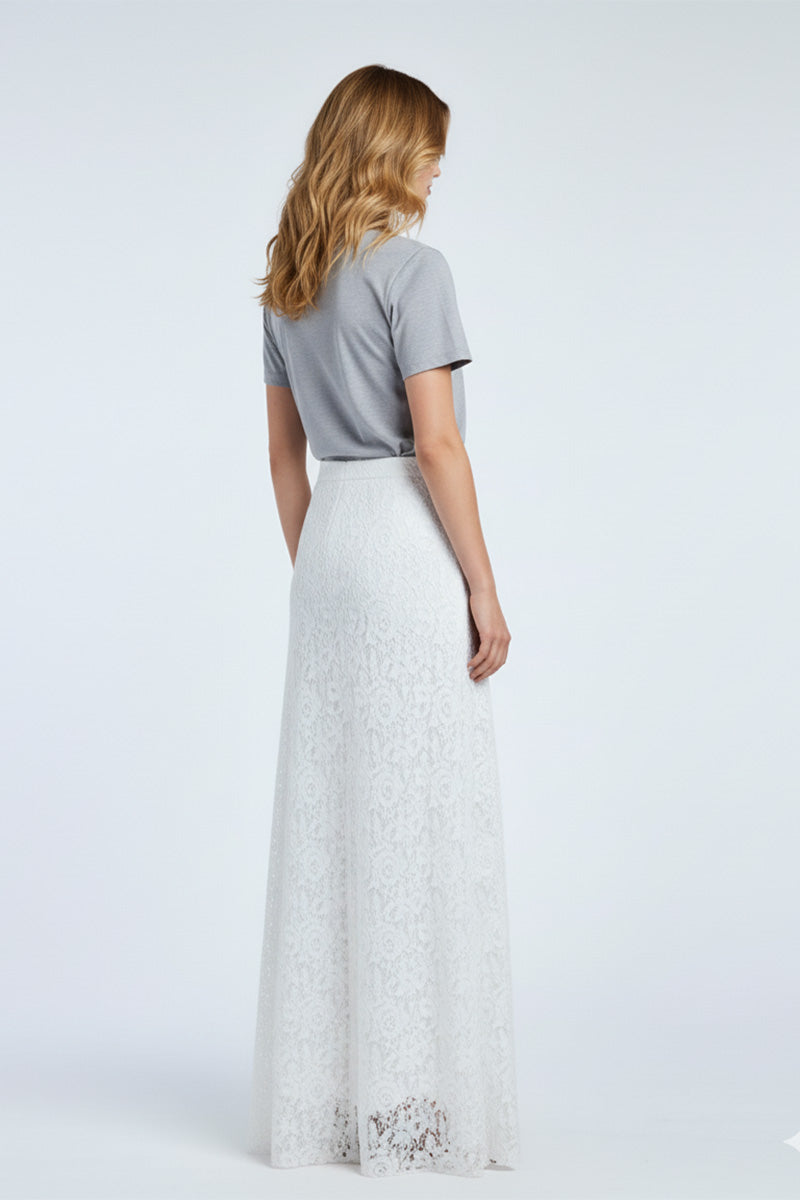 Radiant Ribbon Embroidered T-Shirt