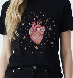Minimal Heart Outline T-Shirt
