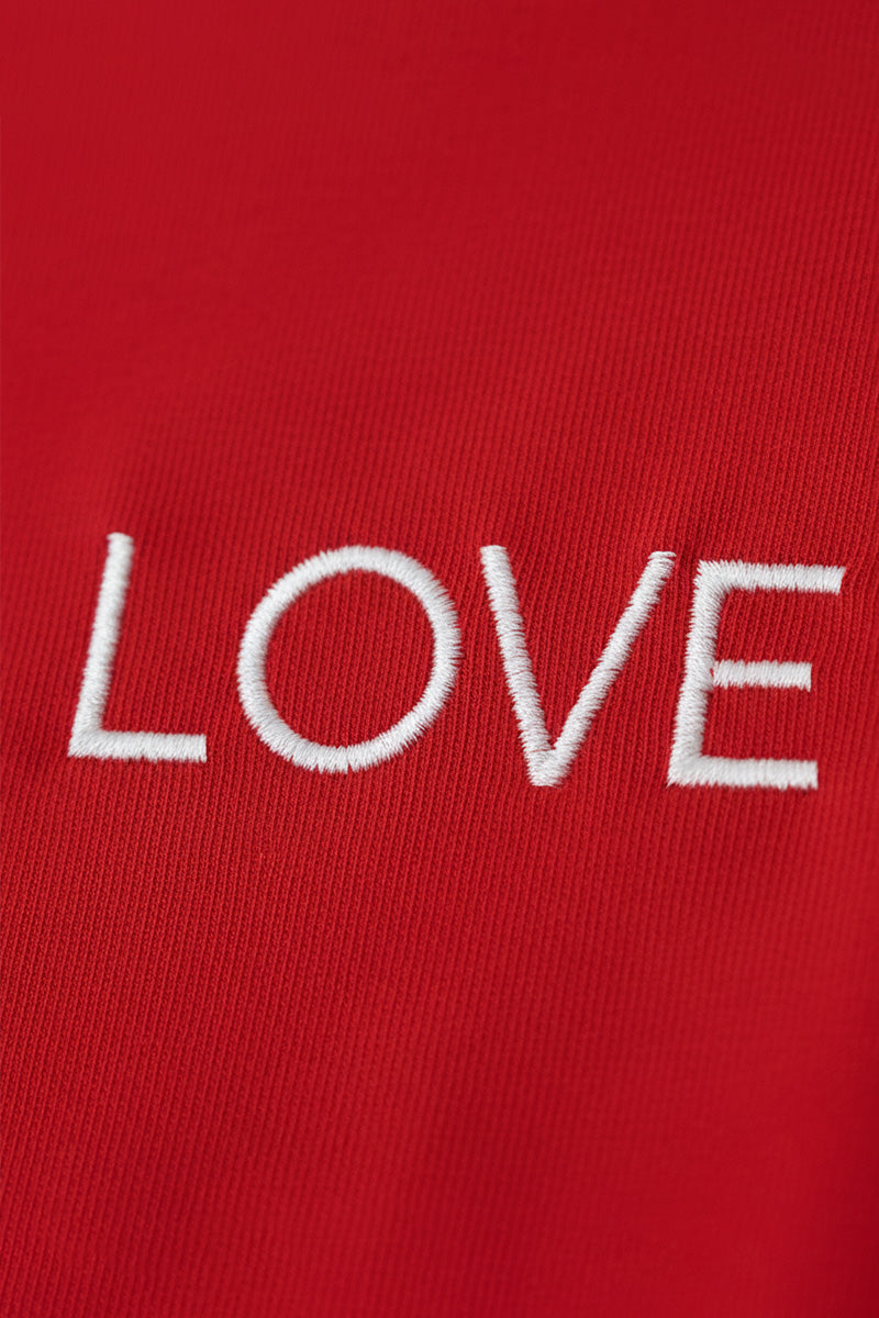 Love Text Graphic T-Shirt