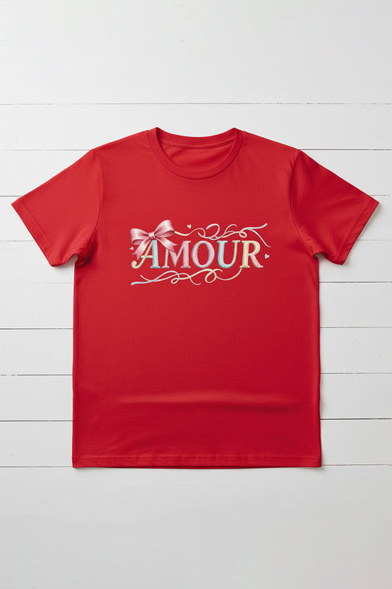 Amour Script Logo T-Shirt