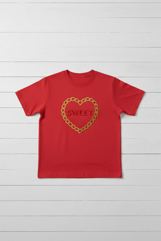 Sweet Chain Heart T-Shirt