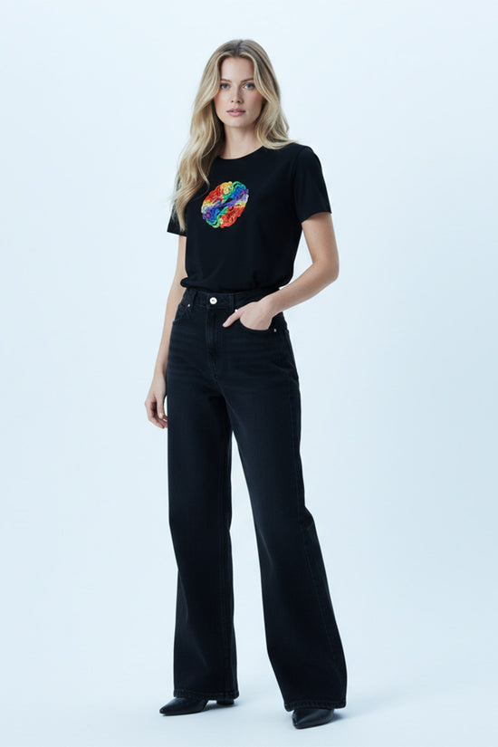 Color Swirl Art T-Shirt