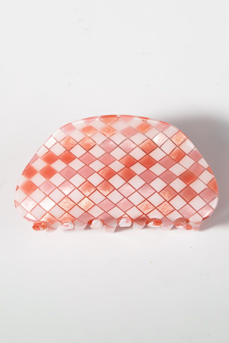 Geometric Design Hair Claw