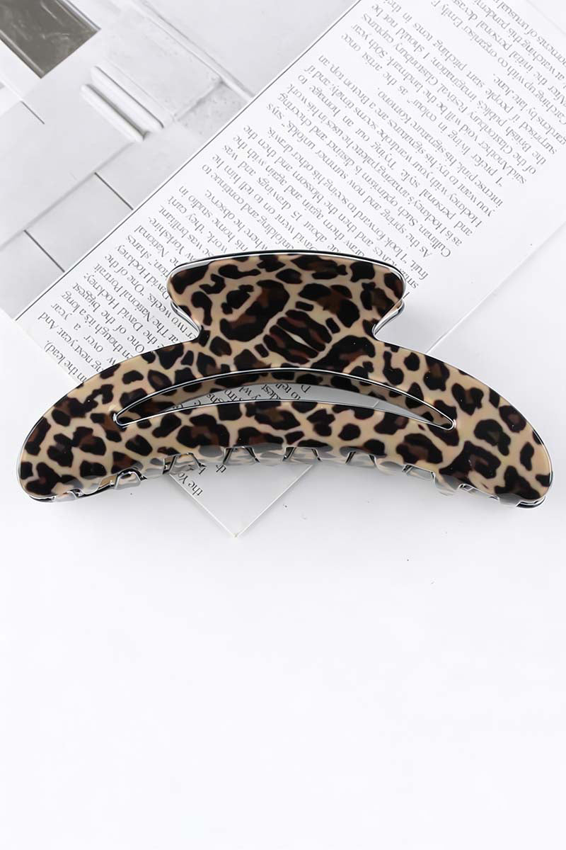 Stylish Leopard Pattern Hair Claw