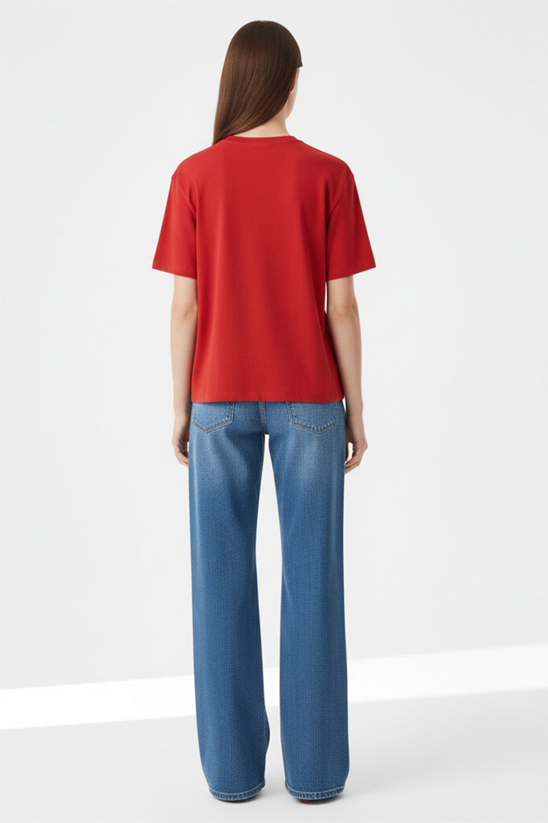 Minimal Heart Outline T-Shirt