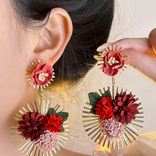 Floral Statement Earrings