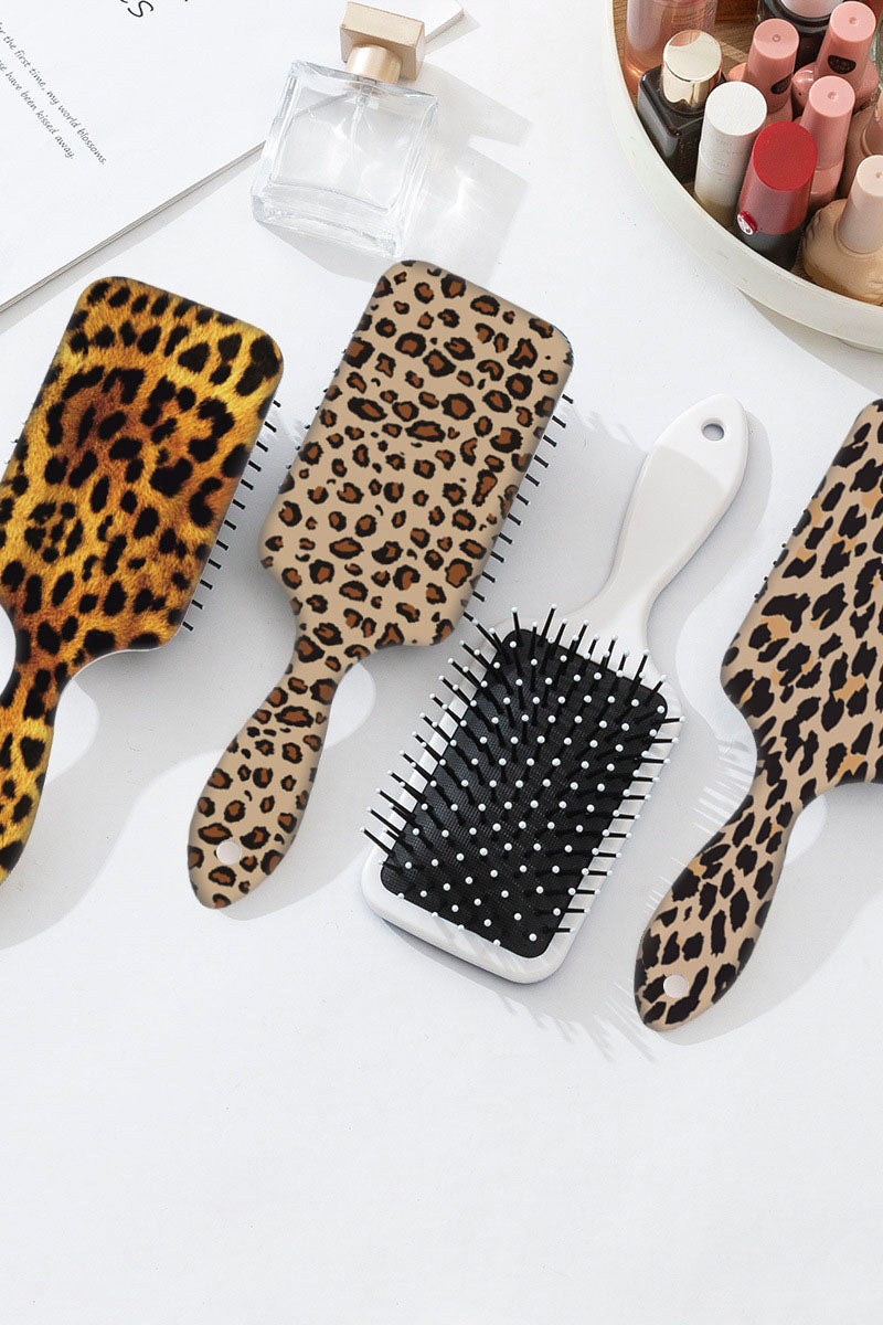 Chic Leopard Pattern Hairbrush