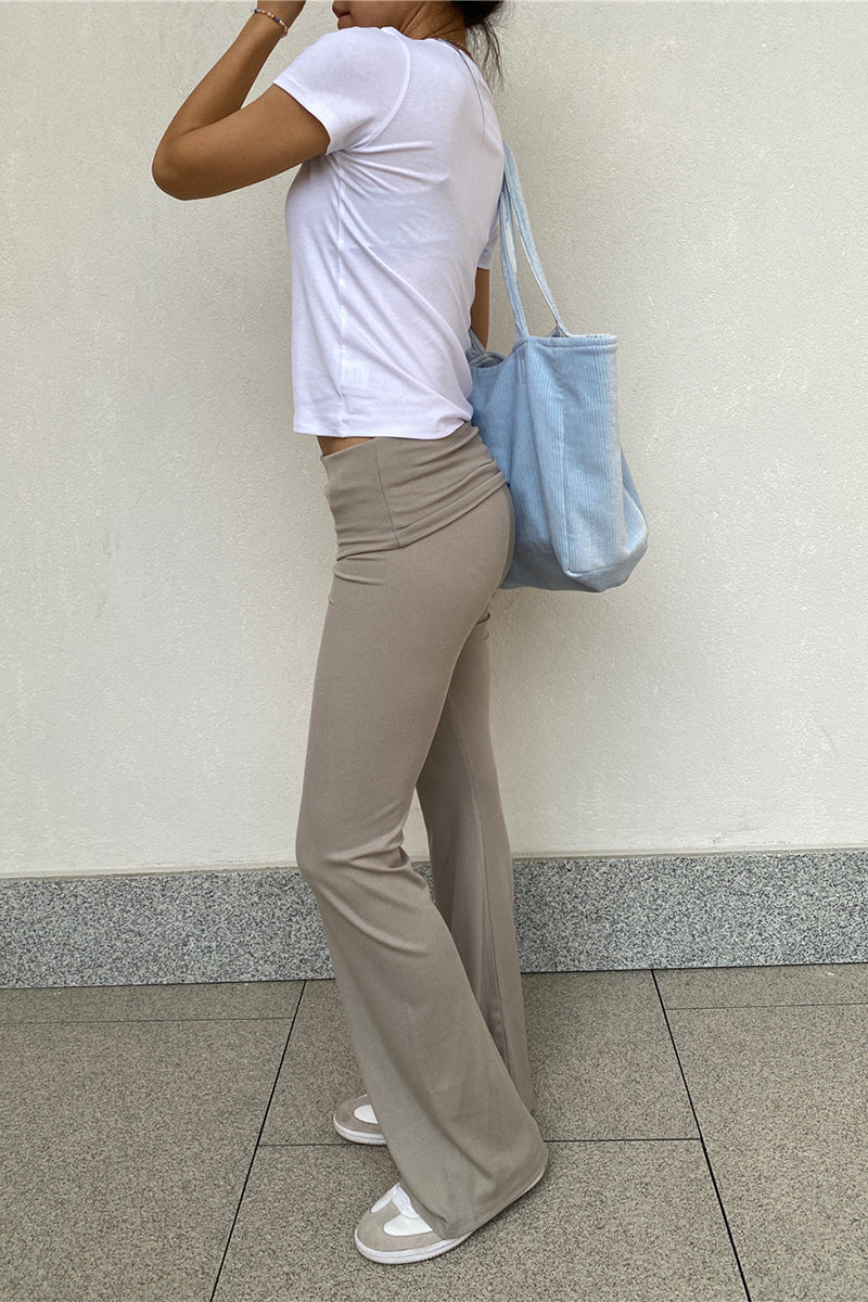 High Waist Flared Lounge Pants