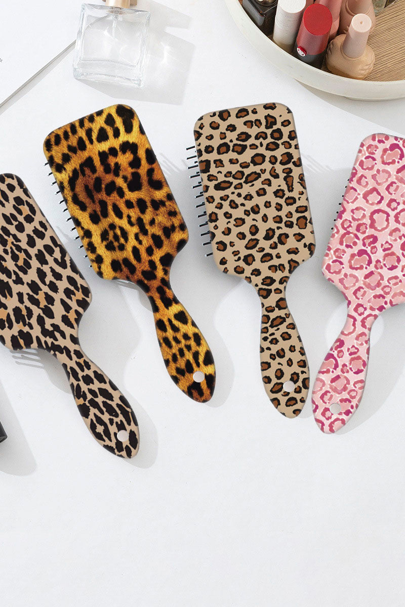 Chic Leopard Pattern Hairbrush