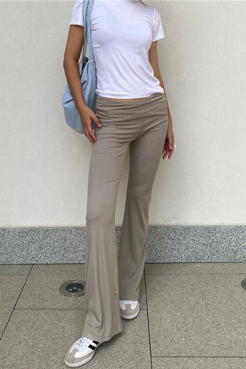 High Waist Flared Lounge Pants