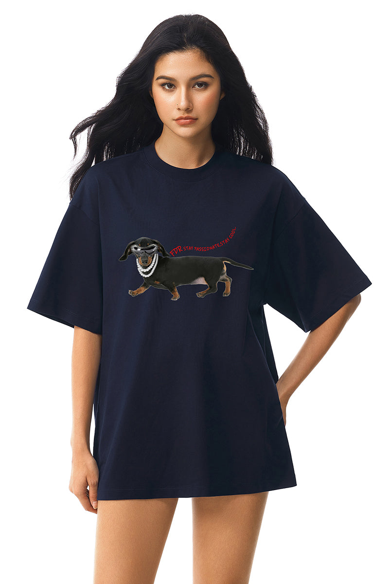 Graphic Print Oversized T-Shirt
