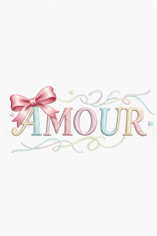 Amour Script Logo T-Shirt