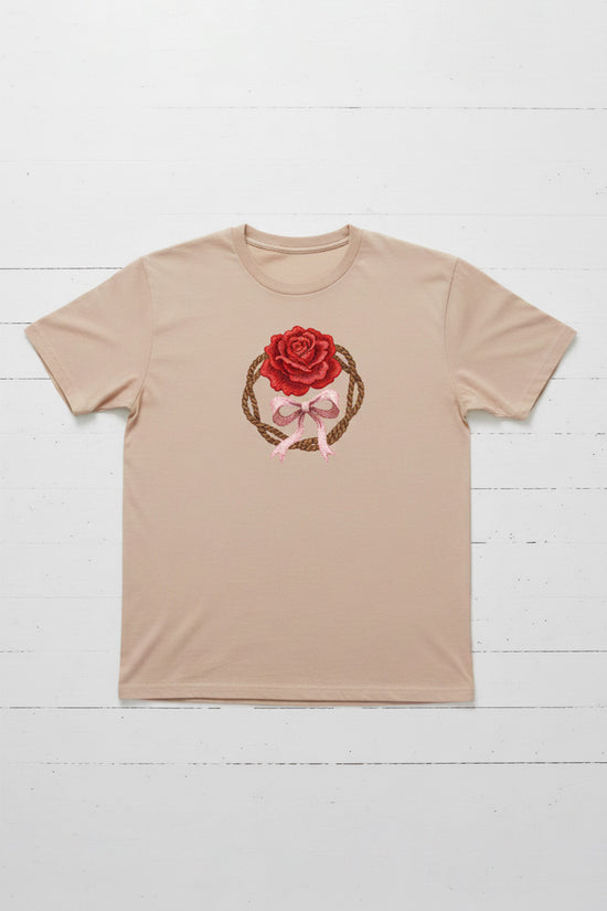 Rose Bow Crest T-Shirt