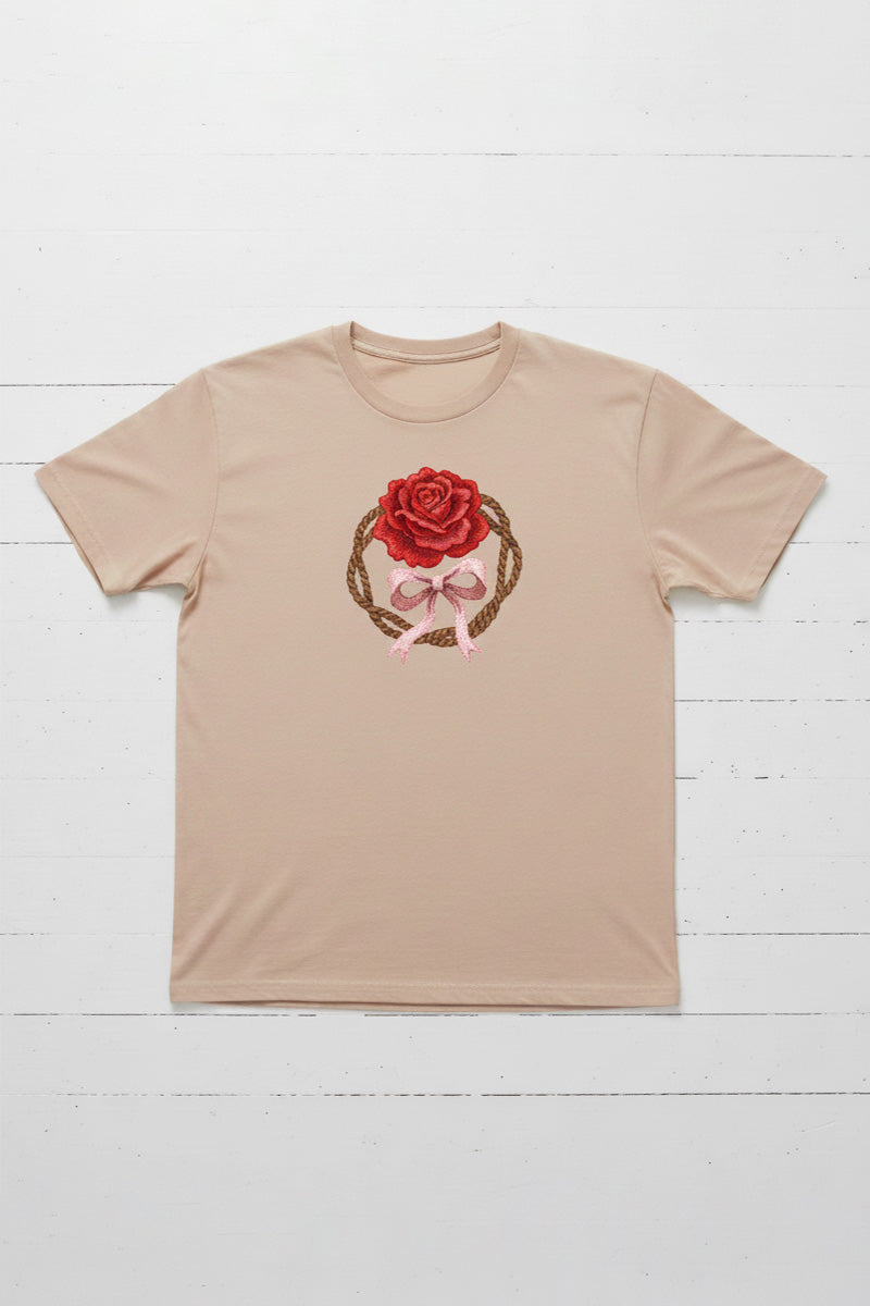 Rose Bow Crest T-Shirt
