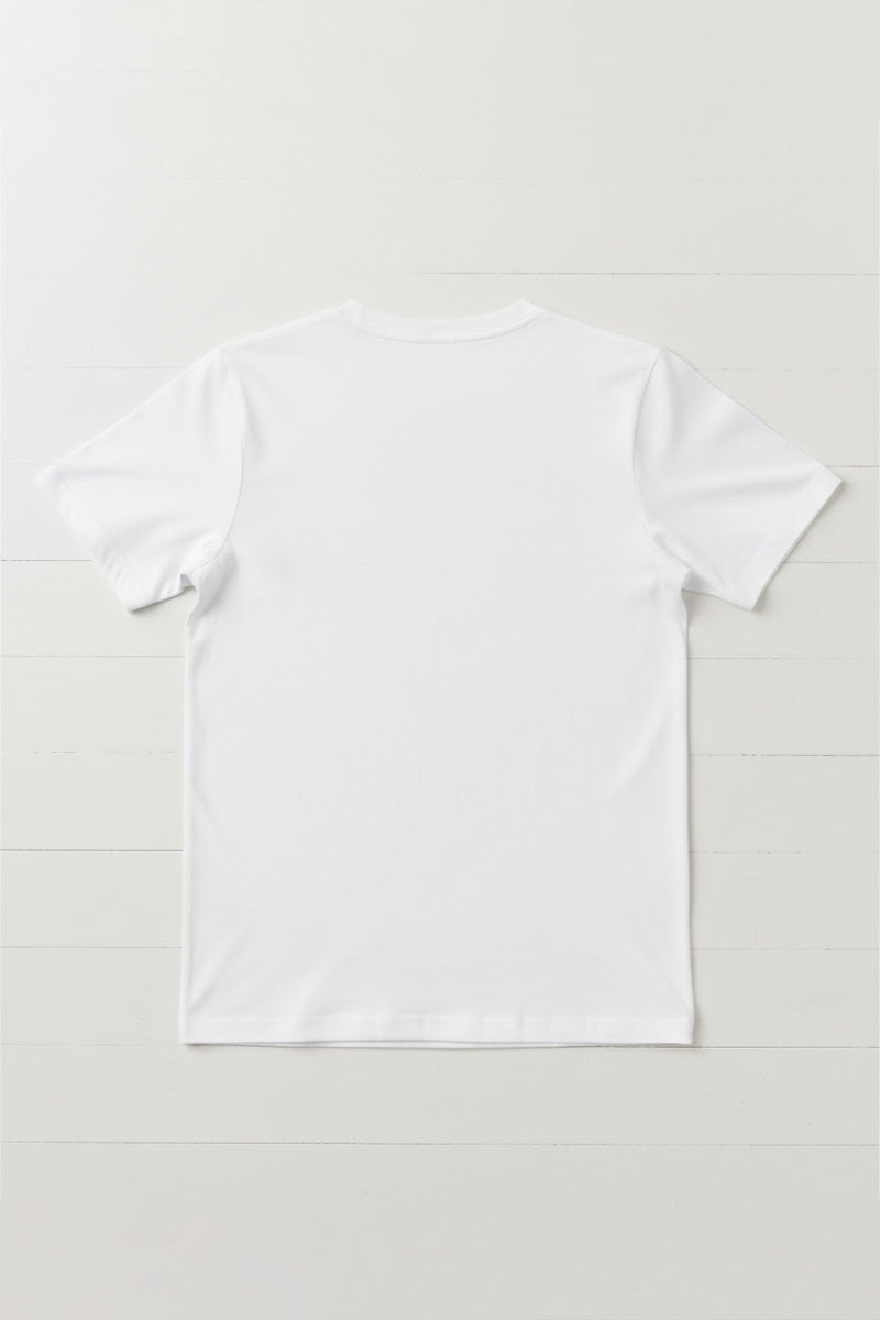 Classic Red Apple Embroidered T-Shirt