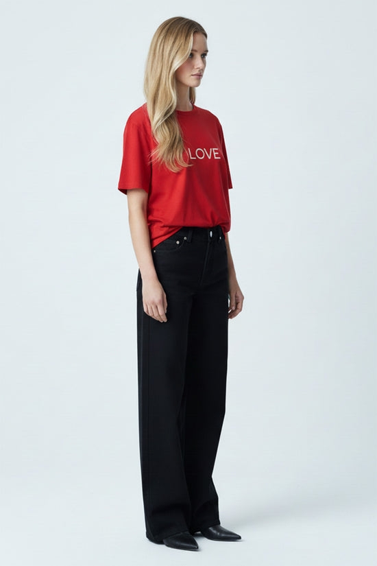 Love Text Graphic T-Shirt