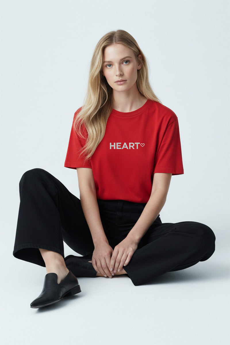 Heart Text Logo T-Shirt
