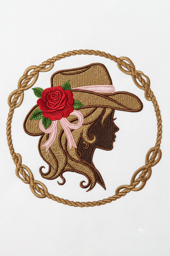 Floral Rodeo Emblem T-Shirt