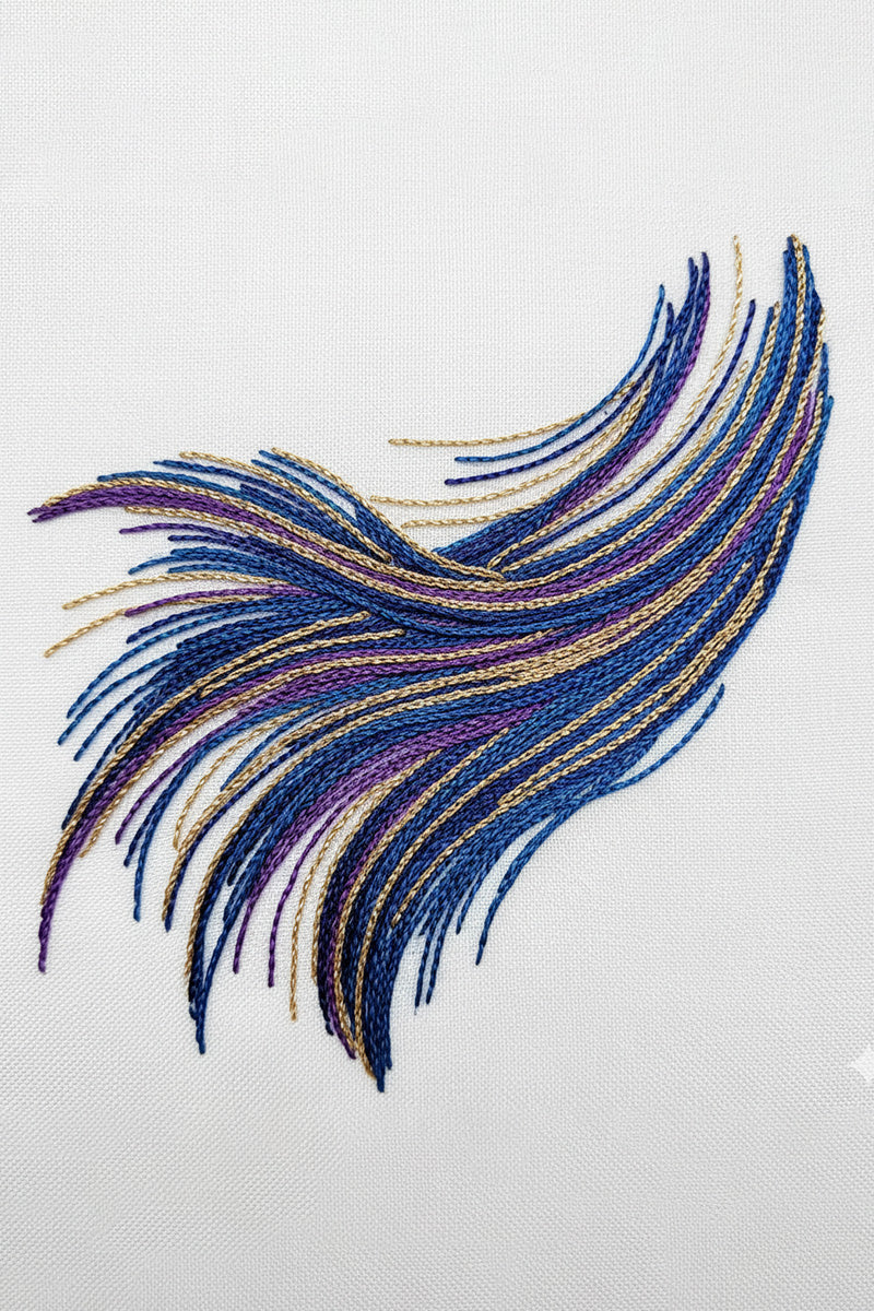 Flowing Tide Embroidered T-Shirt