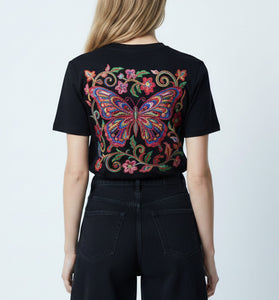 Butterfly Garden Art T-Shirt
