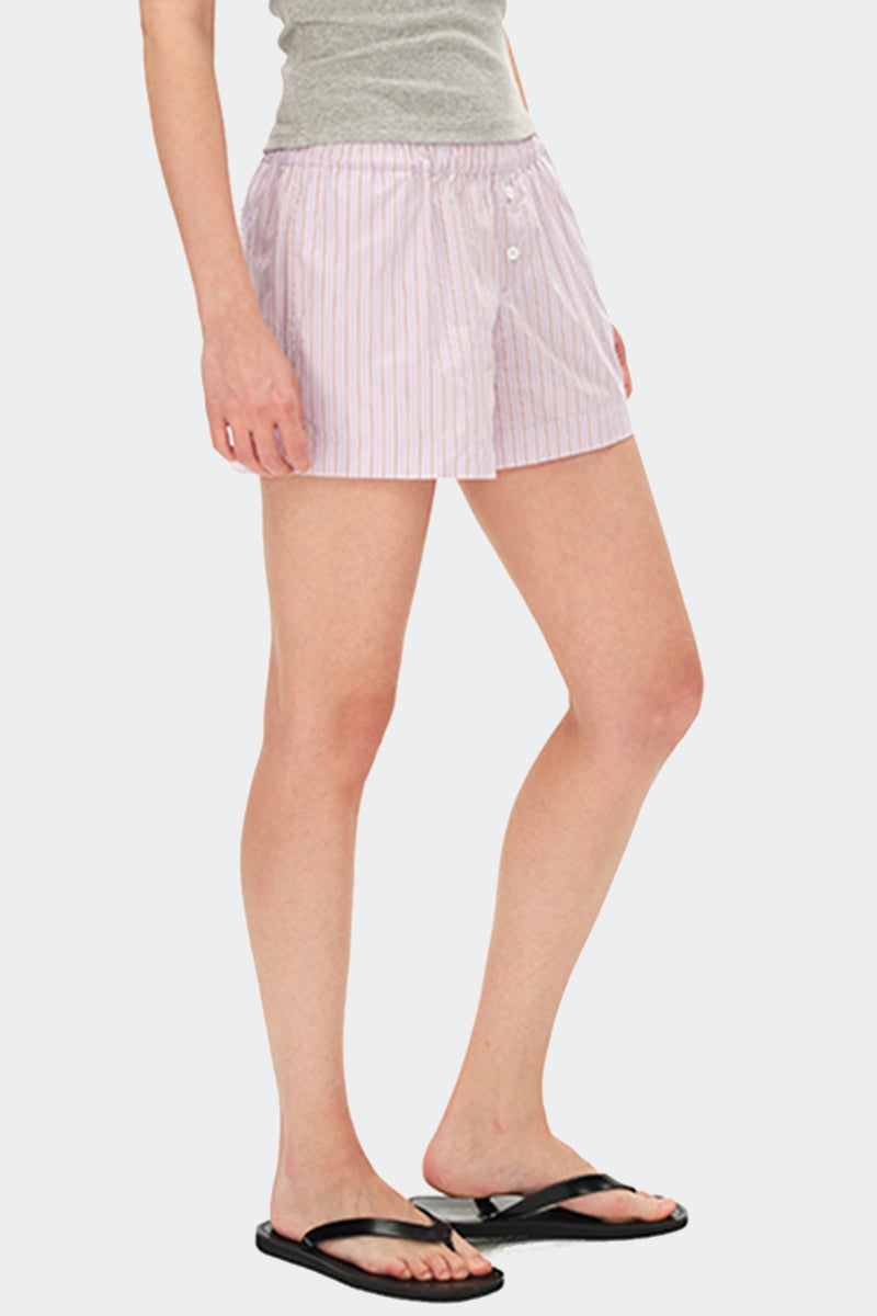 Striped Pull-On Relaxed Fit Shorts