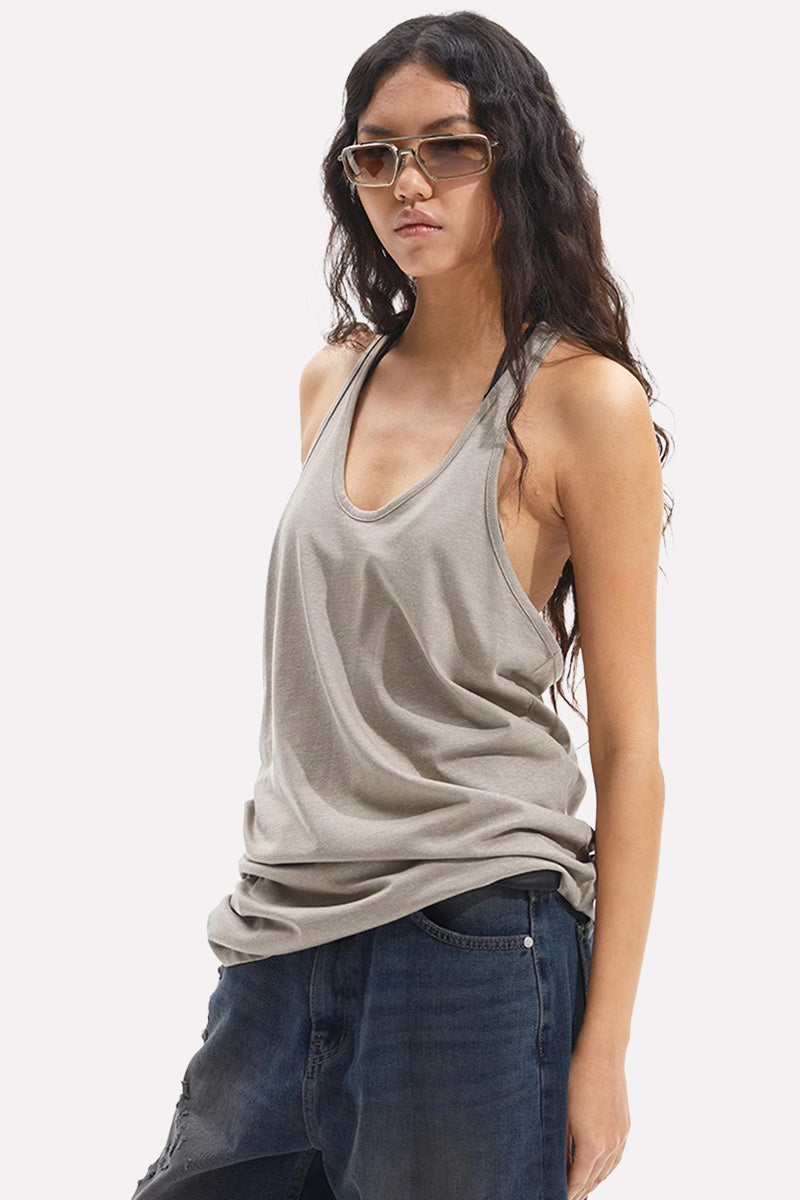Relaxed Fit Racerback Tank