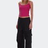 Basic Spaghetti Strap Fitted Cami