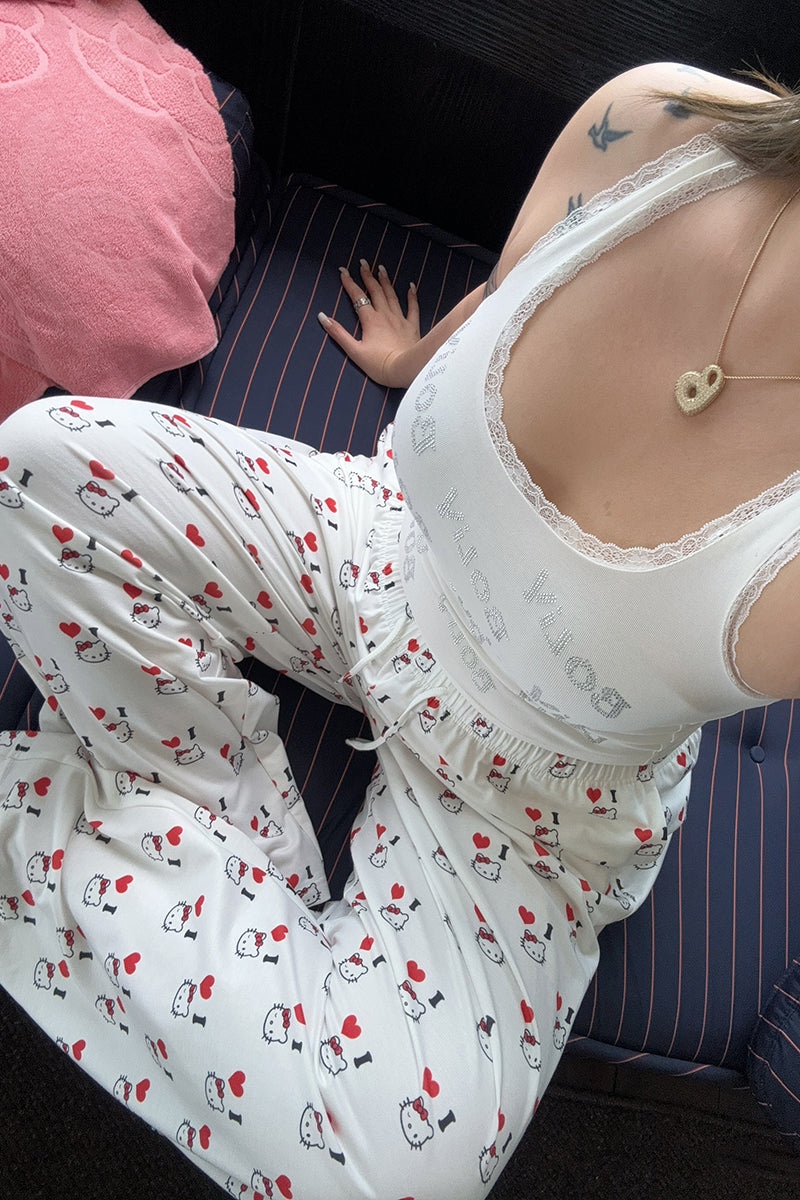 Cartoon Print Loose Lounge Pants