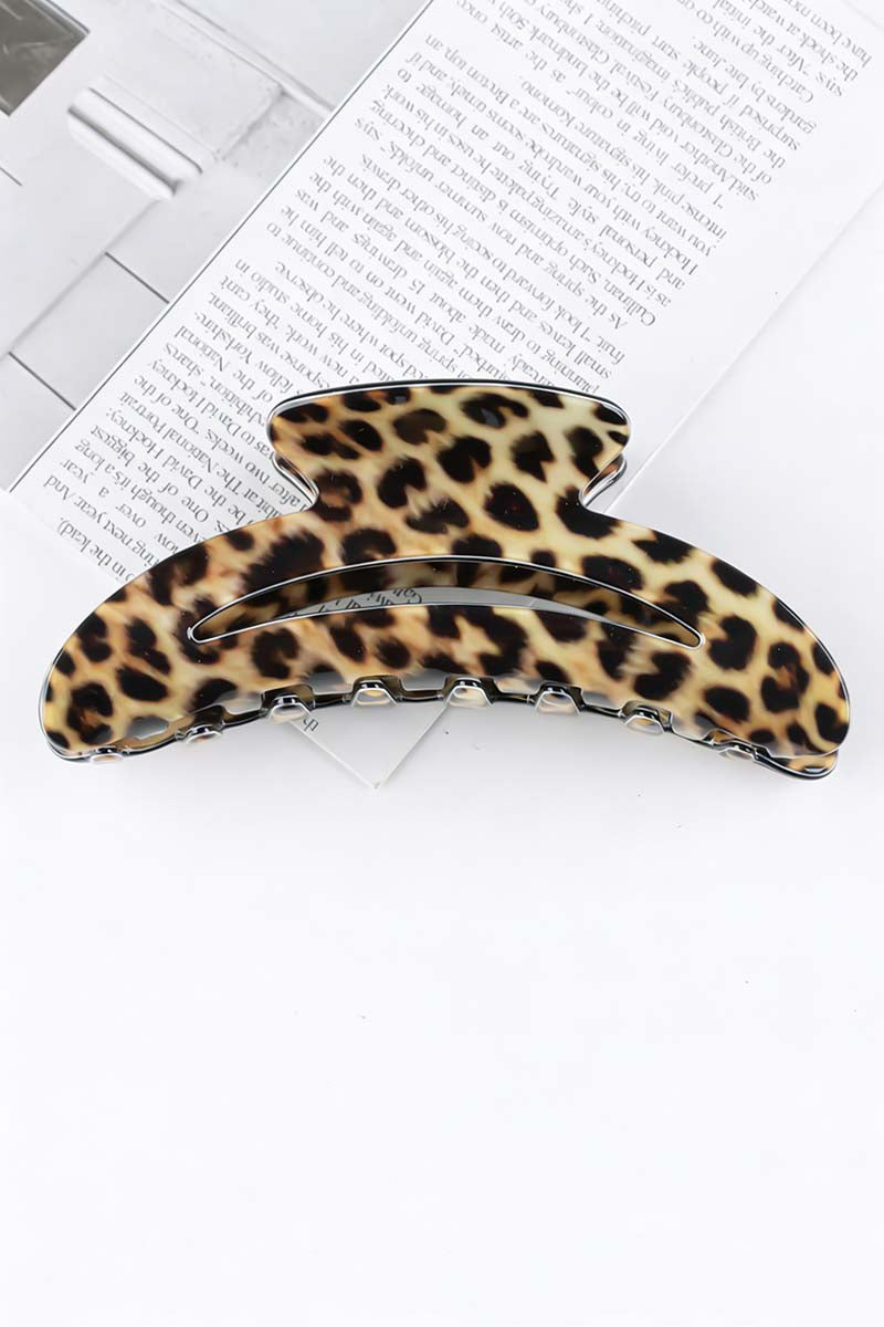 Stylish Leopard Pattern Hair Claw