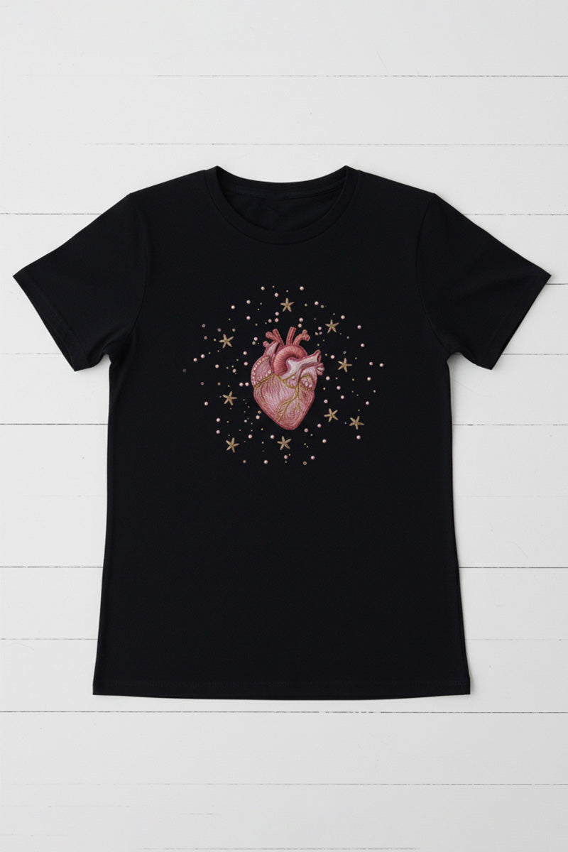 Minimal Heart Outline T-Shirt