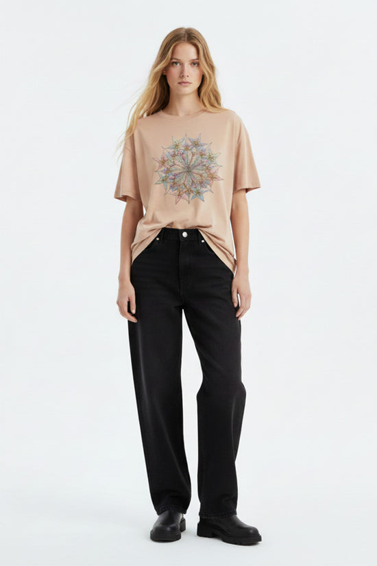 Multilayer Mandala Pattern T-Shirt