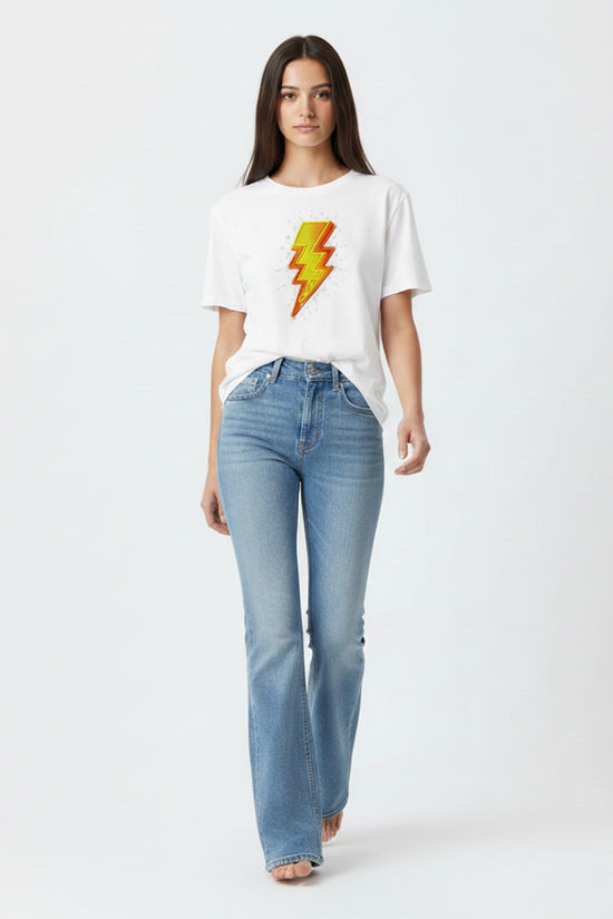 Lightning Embroidered Tee