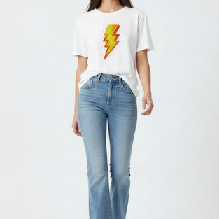Lightning Embroidered Tee