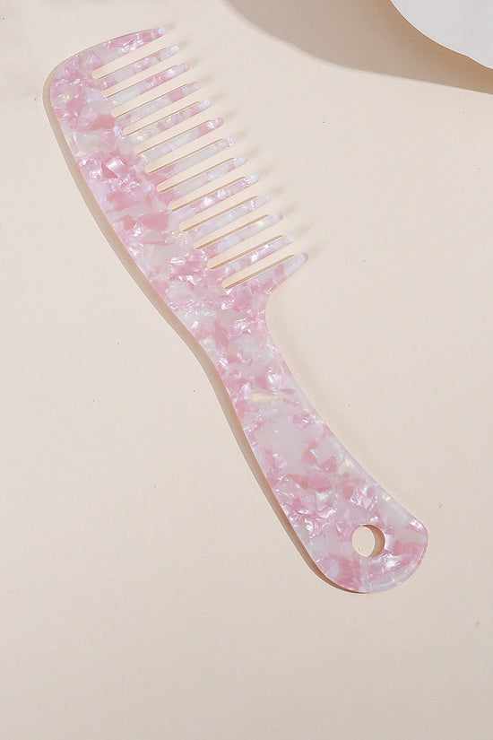 Chic Hair Comb with Iridescent Details