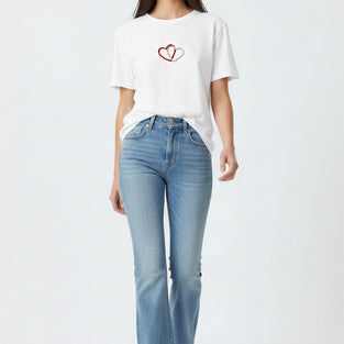 Linked Heart Outline T-Shirt