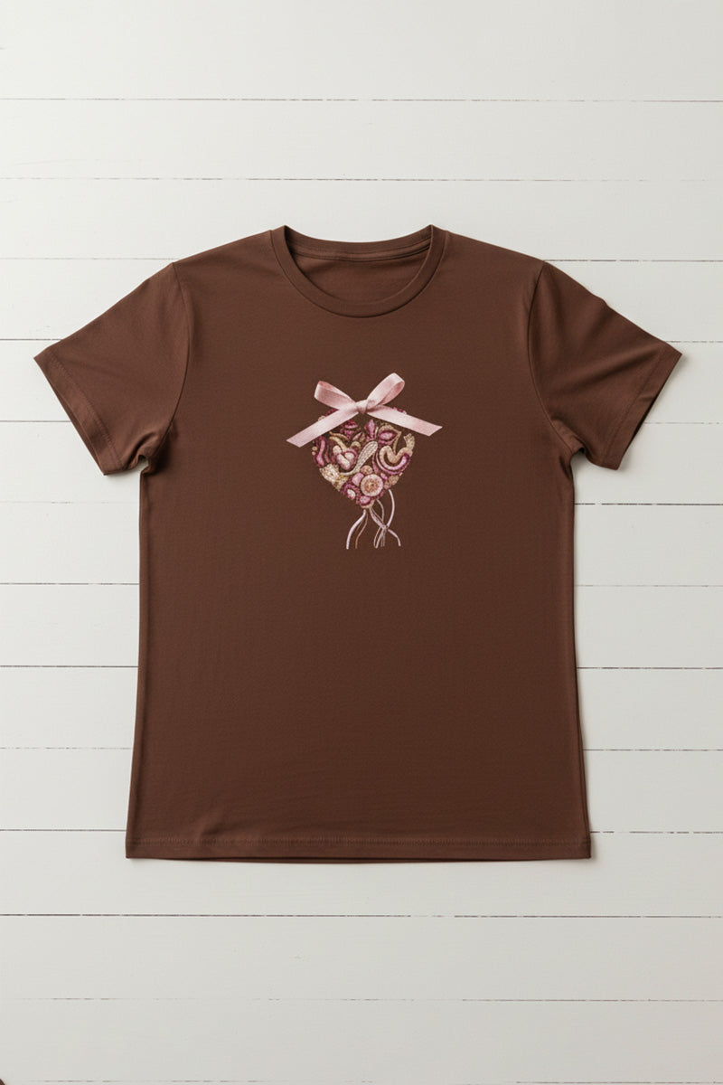 Teddy Bouquet Ribbon T-Shirt