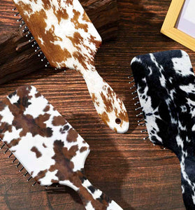 Animal Print Paddle Hairbrush