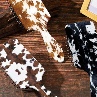 Animal Print Paddle Hairbrush