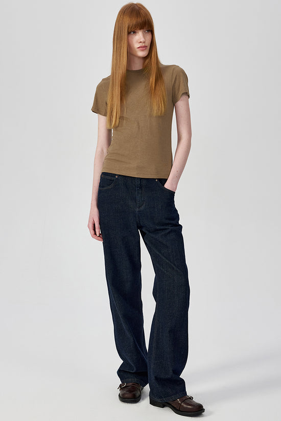 Crew Neck Short Sleeve Tee