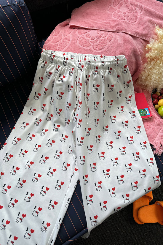 Cartoon Print Loose Lounge Pants
