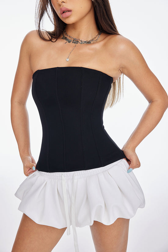 Pleated Bubble Shorts
