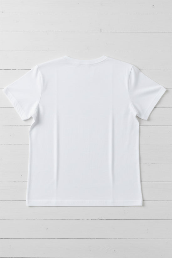 Cherry Bloom Embroidered T-Shirt