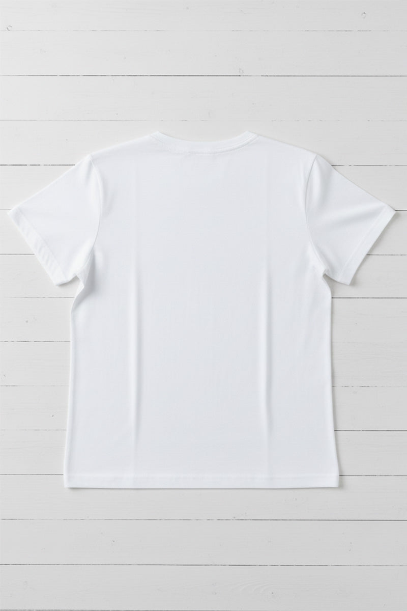 Cherry Wreath Embroidered T-Shirt