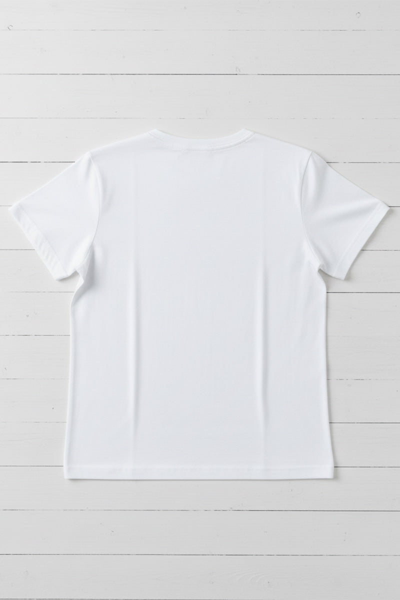 Cherry Bow Embroidered T-Shirt